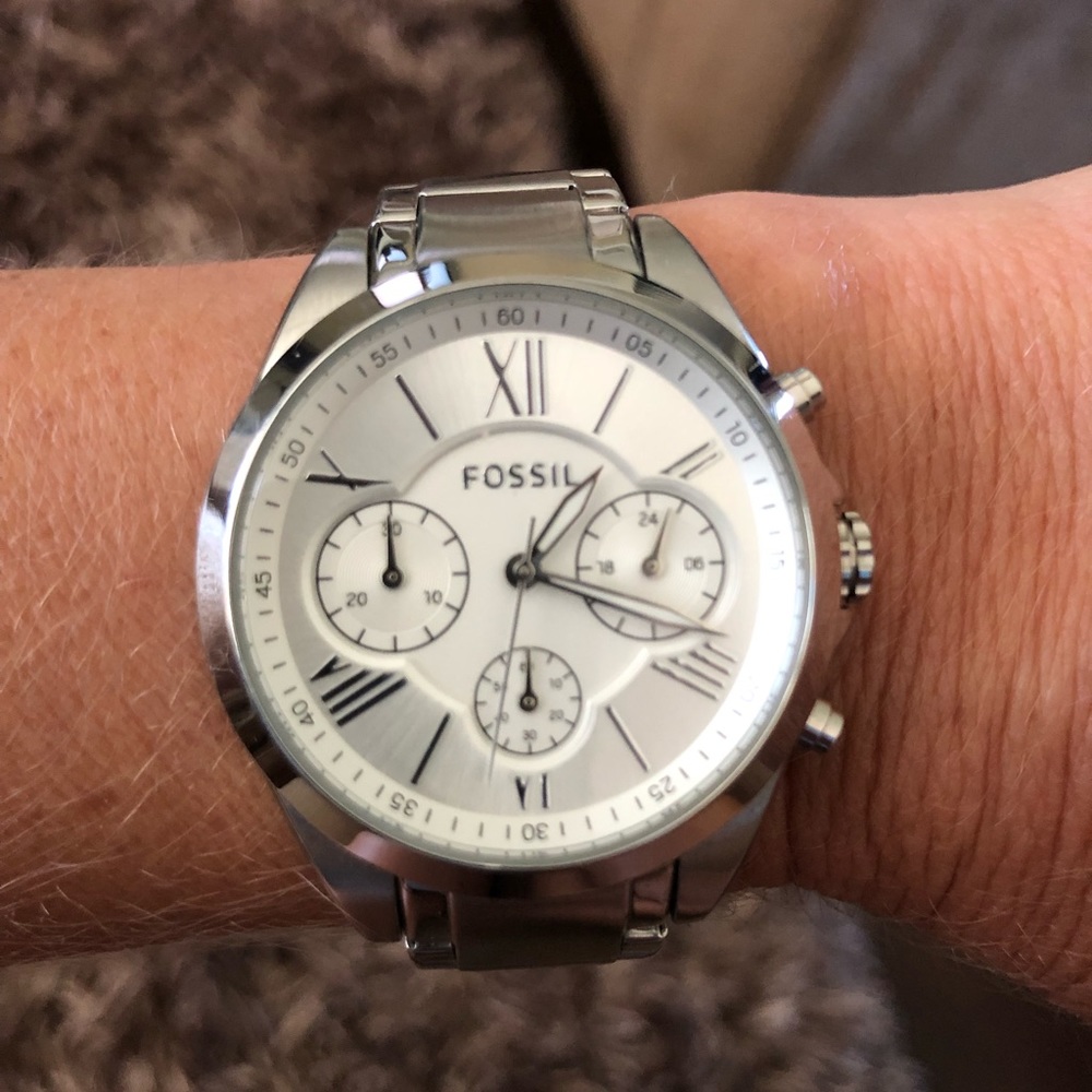 Stainless steel Fossil watch